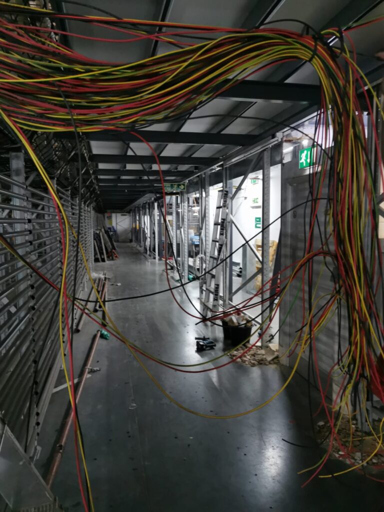 Electrical wiring installation by Phoenix B&K